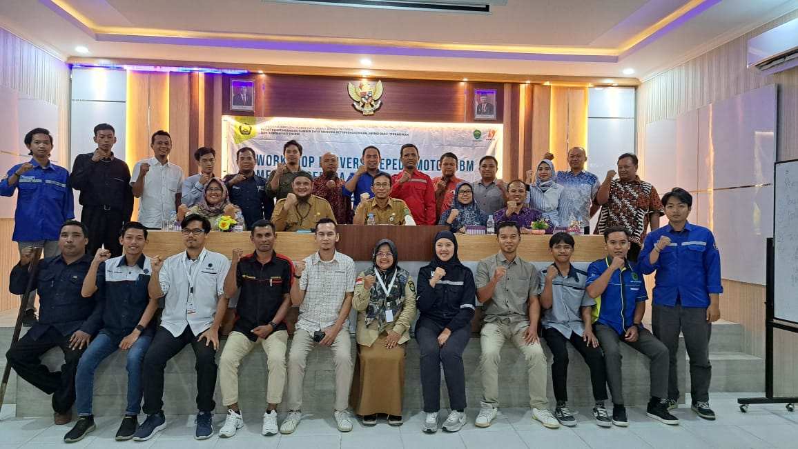 Sebanyak 25 Peserta Asal Kalimantan Timur, Ikuti Workshop Konversi Motor BBM Menjadi Motor Listrik di Samarinda